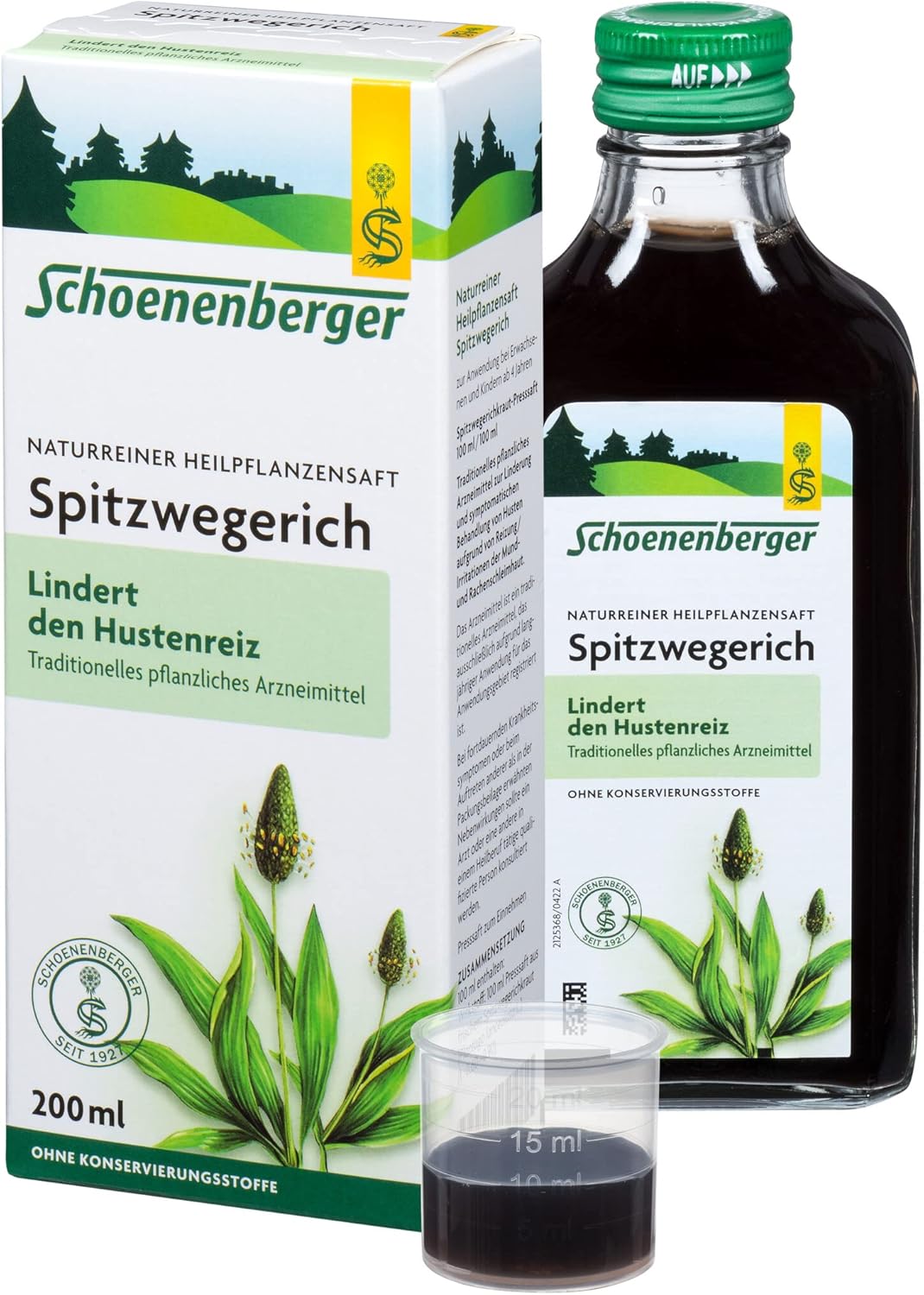 Schoenenberger Spitzwegerich Heilpflanzensaft Bio 200ml