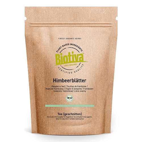 Biotiva Himbeerblätter-Tee Bio 60g – von Hebammen empfohlen