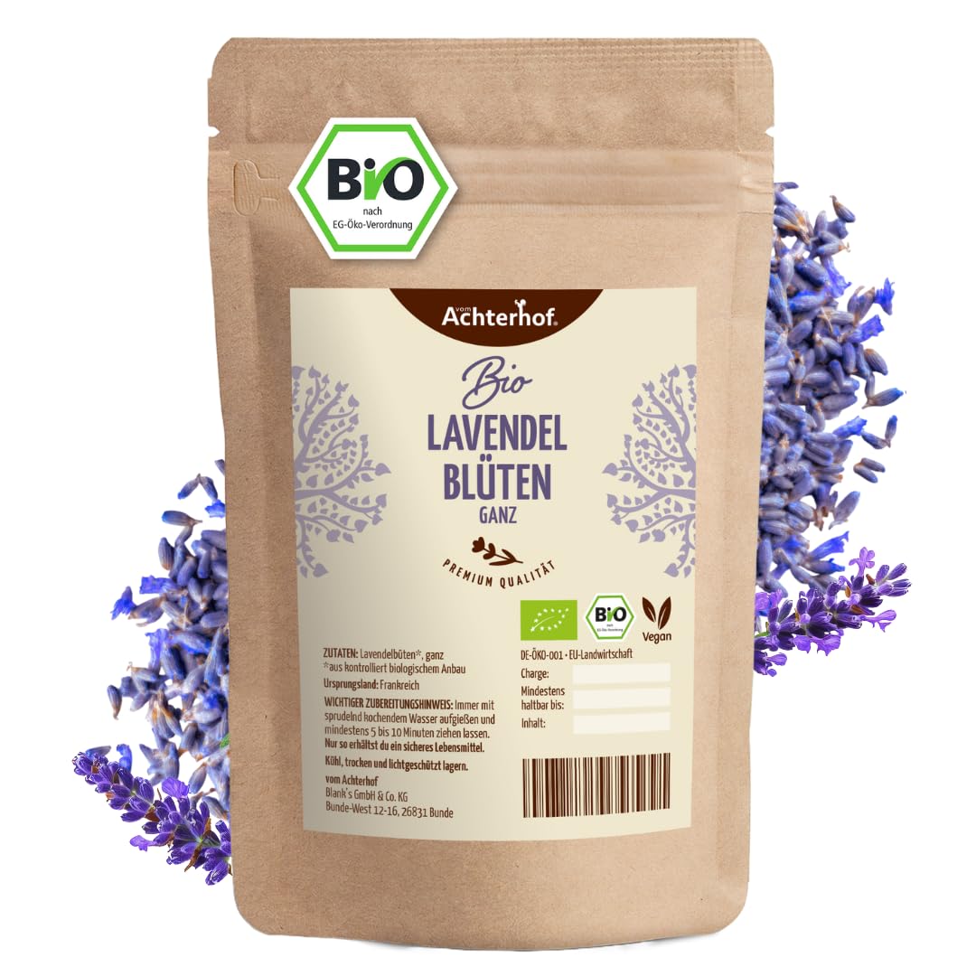 Lavendelblüten Bio getrocknet 100g vom Achterhof