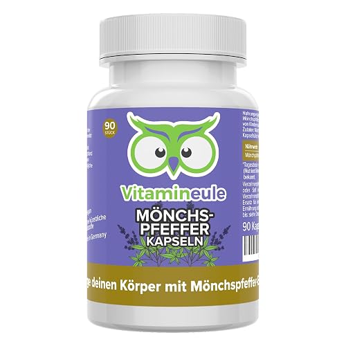 Vitamineule Mönchspfeffer Kapseln hochdosiert 30mg, 90 Stück