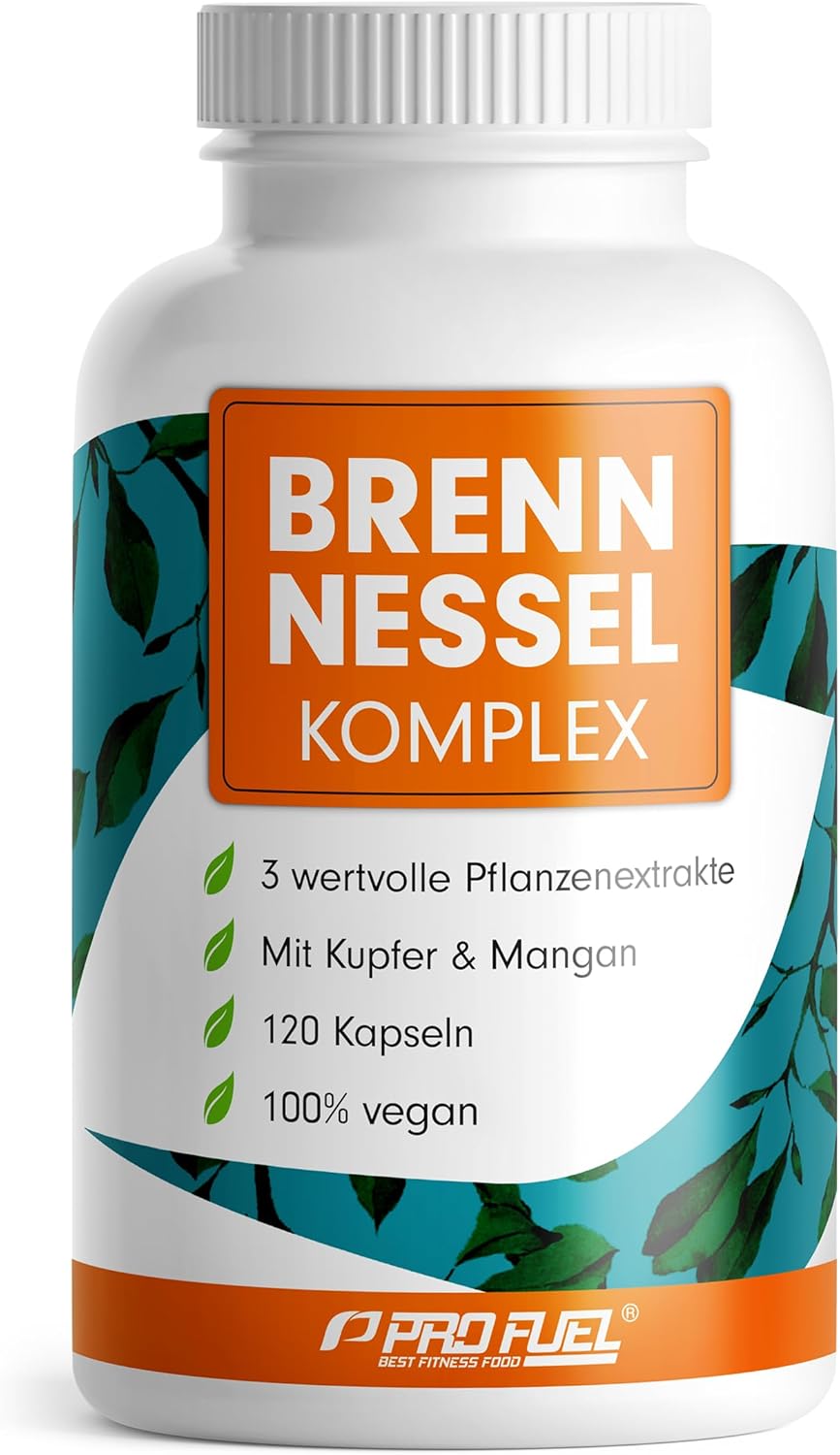 Brennesselkapseln hochdosiert 800mg Extrakt-Komplex, 120 Stk.