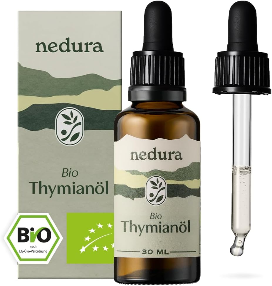 nedura® BIO Thymianöl 100% naturrein Lebensmittelqualität 30ml
